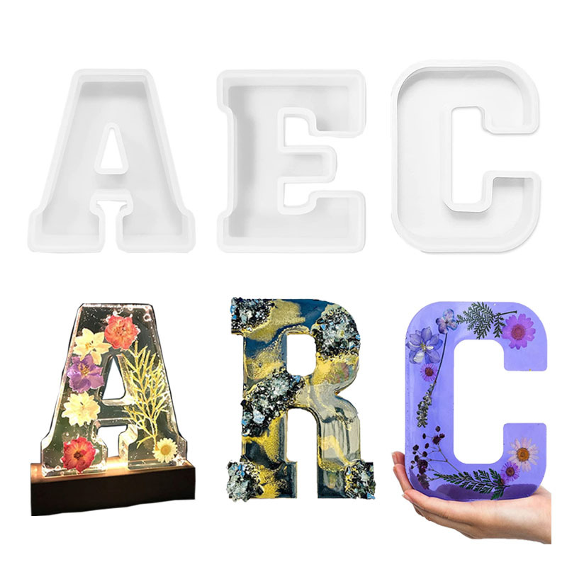 1pc A-Z Letter Silicone Molds  - Event Z 리뷰 및 가격